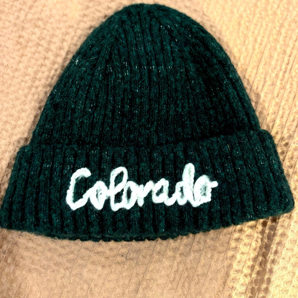 Robin Ruth Forest Green ‘COLORADO’ Beanie Winter Cap Hat